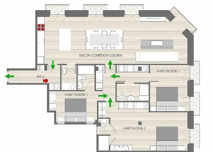 “mondrian” New, Ac, Design Lovers, Near La Concha * 圣塞瓦斯蒂安